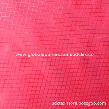 Nylon Ripstop Fabric, 290T Density, 70D Nylon Weft and Warp Yarn Count, Width of 60 Inches